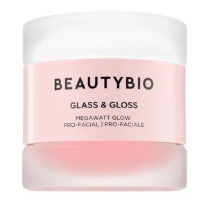 *Sealed* BeautyBio Glass & Gloss 2-Step At Home Facial Scrub Moisturizer 30 ml
